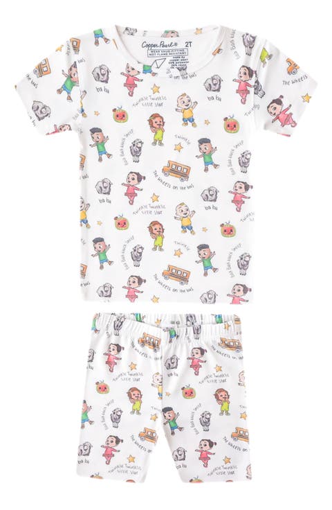 CoComelon Fitted Two-Piece Short Pajamas (Baby)