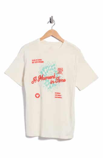 Azalea Graphic T-Shirt Cover-Up