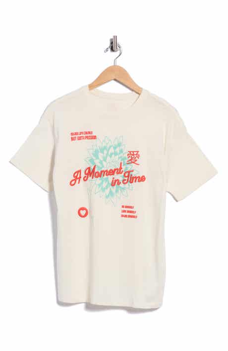 Azalea Graphic T-Shirt Cover-Up