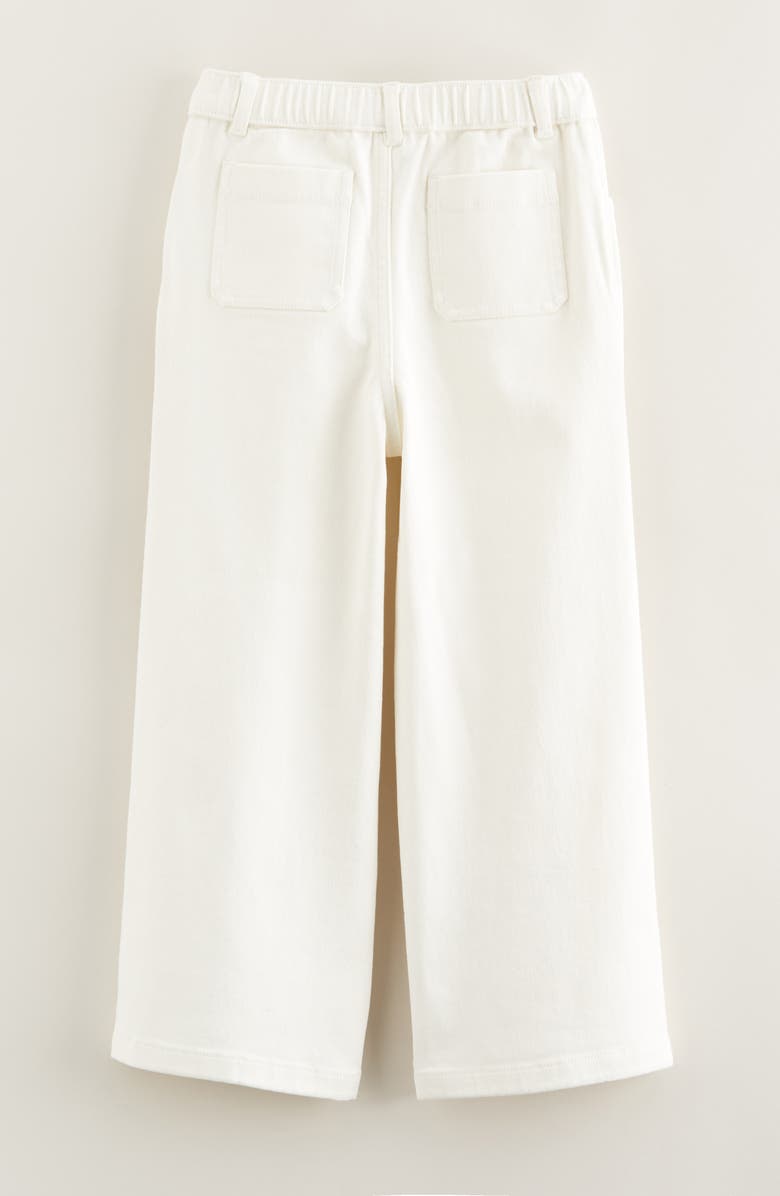 Nordstrom Kids' Wide Leg Jeans, Alternate, color, Ivory Egret