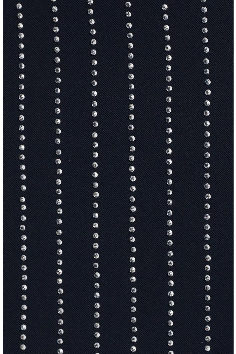Rhinestone Stripe Midi Sheath Dress, Alternate, color, NAVY