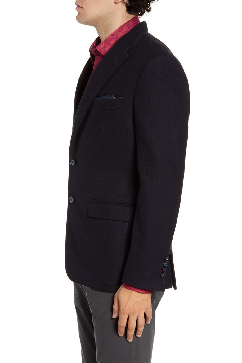 Kerrigan Regular Fit Cashmere Blend Blazer, Alternate, color, DARK NAVY