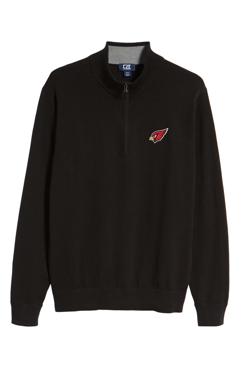 Cutter & Buck Arizona Cardinals - Lakemont Regular Fit Quarter Zip Sweater, Alternate, color, 