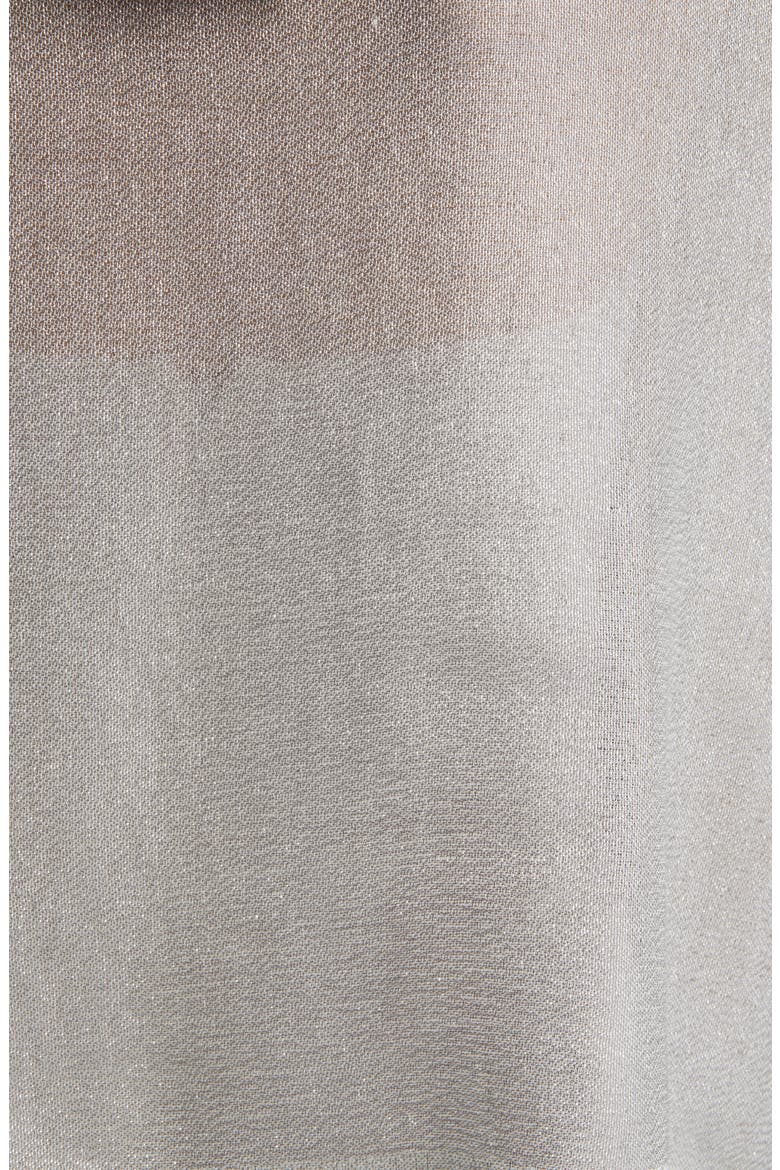 Metallic Lightweight Wrap, Alternate, color, SILVER