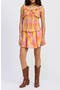selected Orange Pink Multi