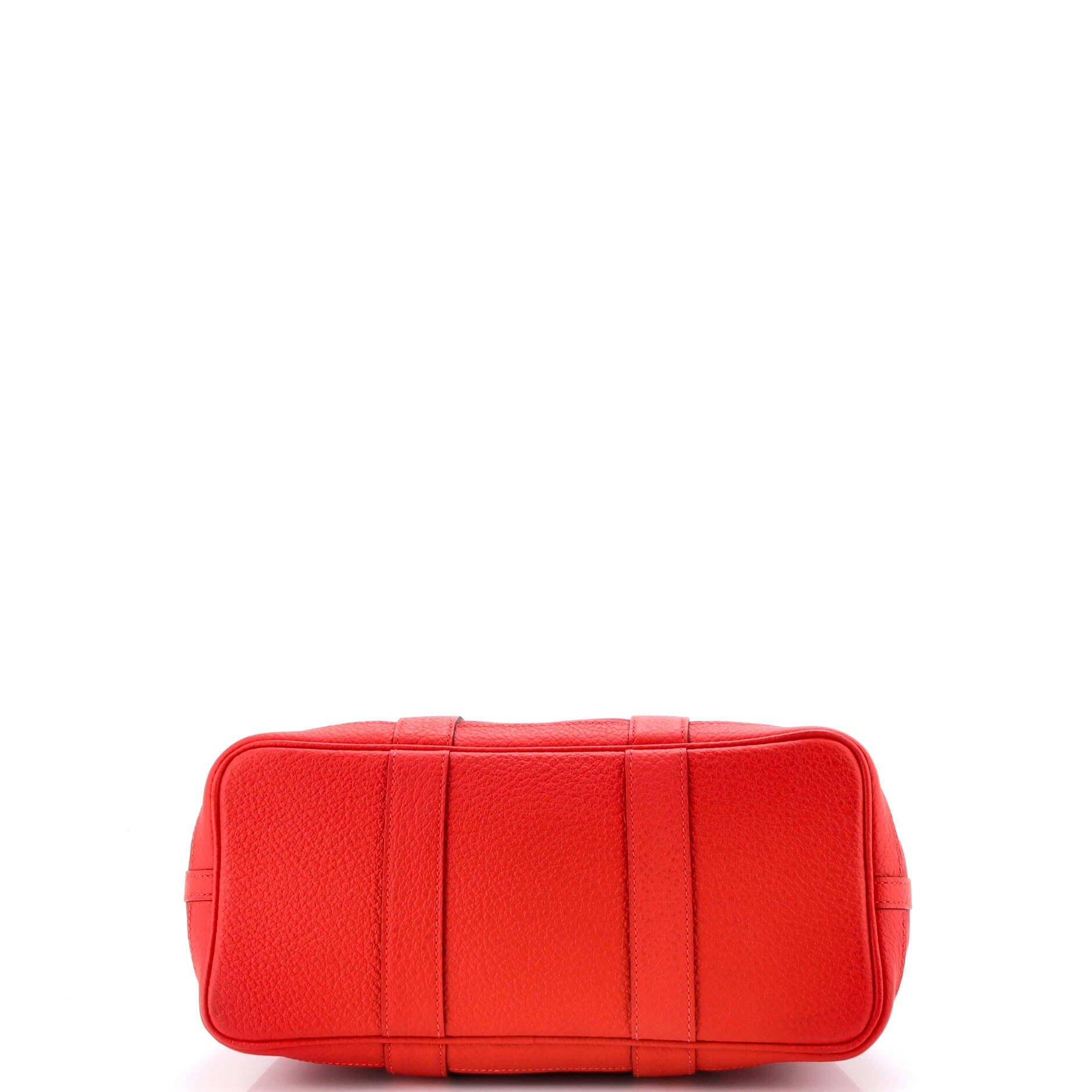 Pre-Owned Hermes Garden Party Tote Toile and Leather 30, Alternate, color, Rouge Grenat