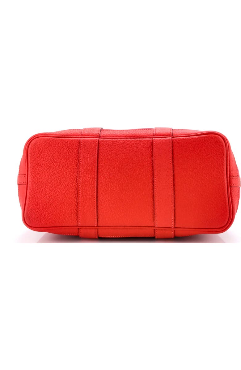 Pre-Owned Hermes Garden Party Tote Toile and Leather 30, Alternate, color, Rouge Grenat