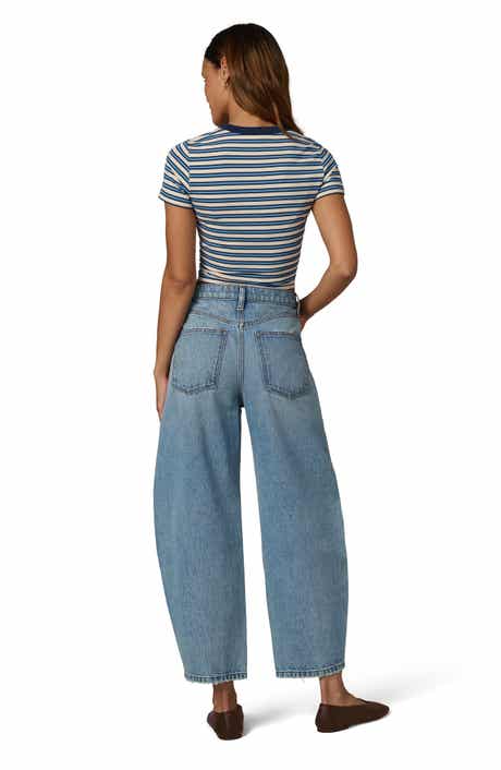 The Billie High Waist Crop Wide Leg Jeans