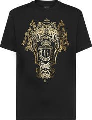 BILLIONAIRE T-Shirt Round Neck Logo Crest Men