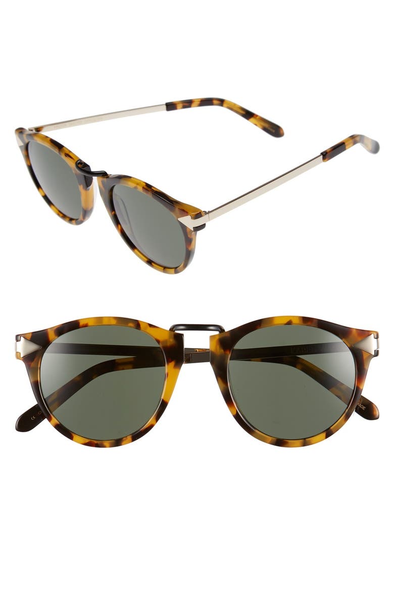 'Helter Skelter' 48mm Sunglasses, Main, color, CRAZY TORTOISE
