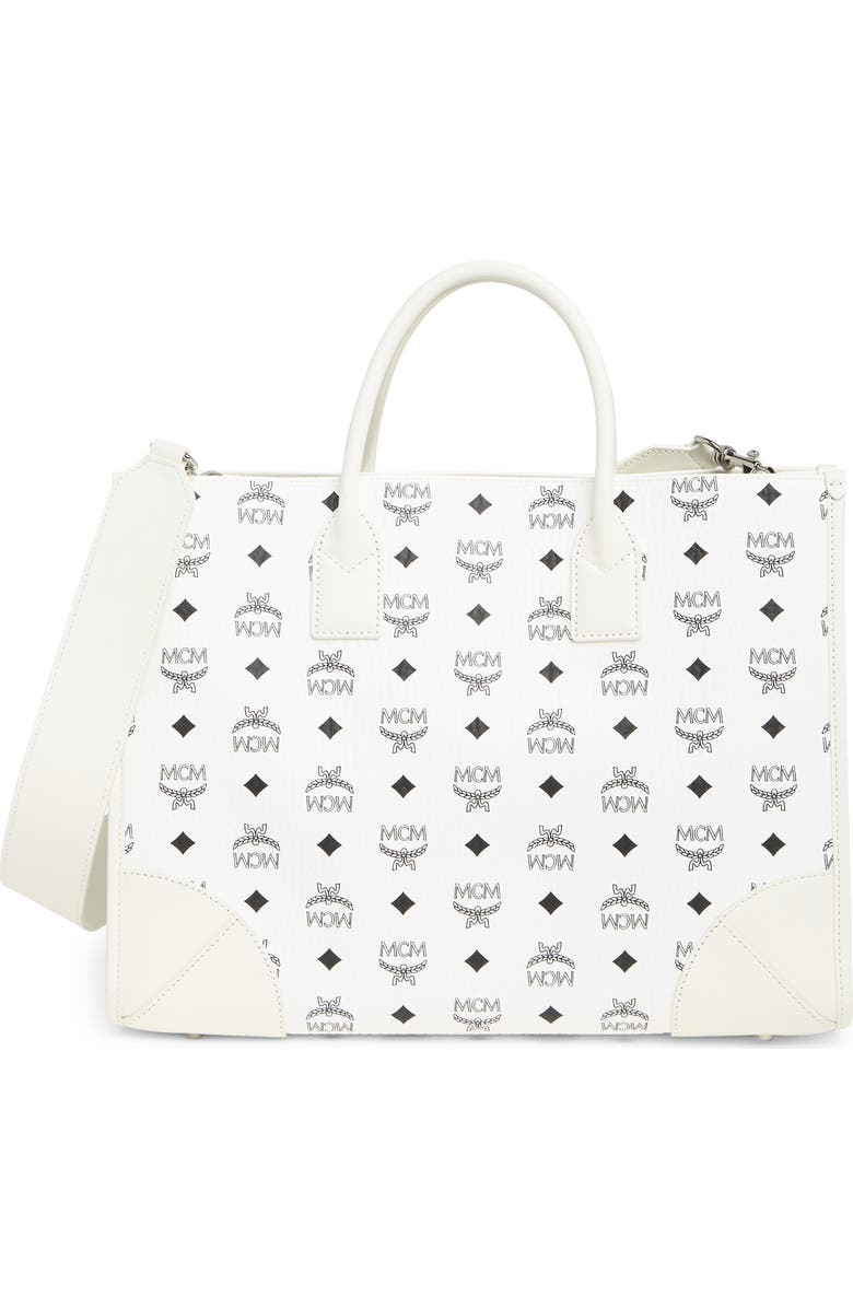 MCM Large Munchen Visetos Tote, Main, color,