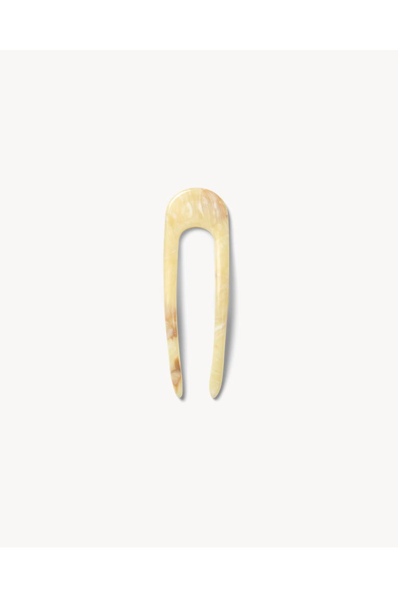Mini French Hair Pin, Main, color, Crème