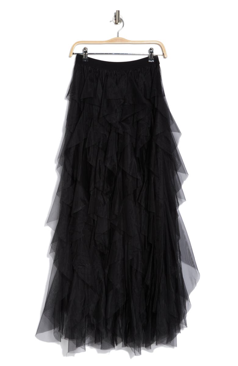 AREA STARS Ruffle Organza Skirt, Alternate, color, 