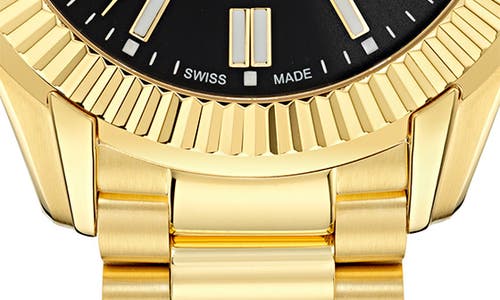 Versace Apodis Gmt Bracelet Watch, 41mm In Gold