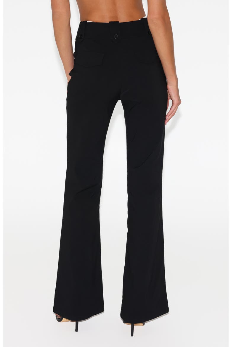 Kittie High Waist Pants, Alternate, color, BLACK