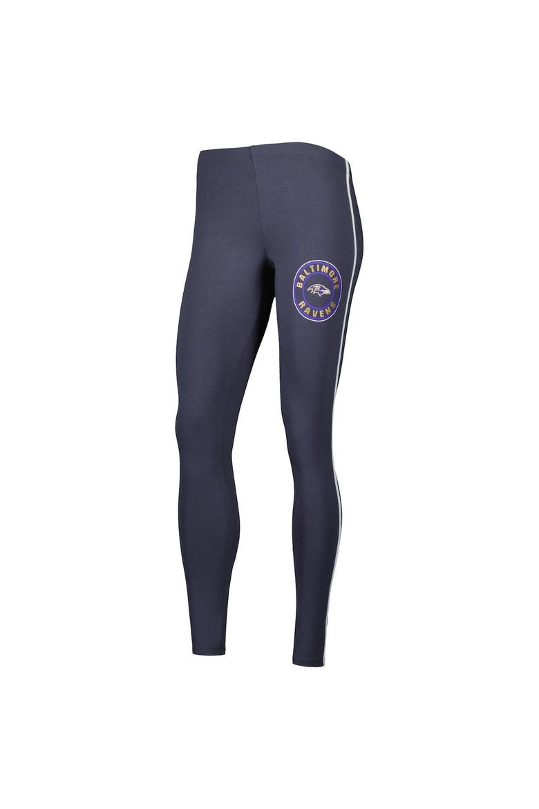 Women's Concepts Sport White/Charcoal Baltimore Ravens Sonata T-Shirt & Leggings Sleep Set, Alternate, color, White