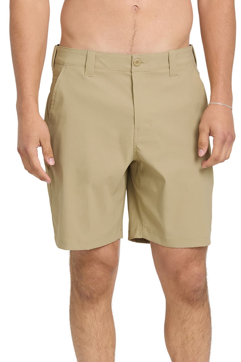 Fairway Flat Front Golf Shorts, Main, color, TWILL