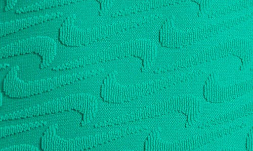 Nike Racerback Terry One-piece Swimsuit In Stadium Green