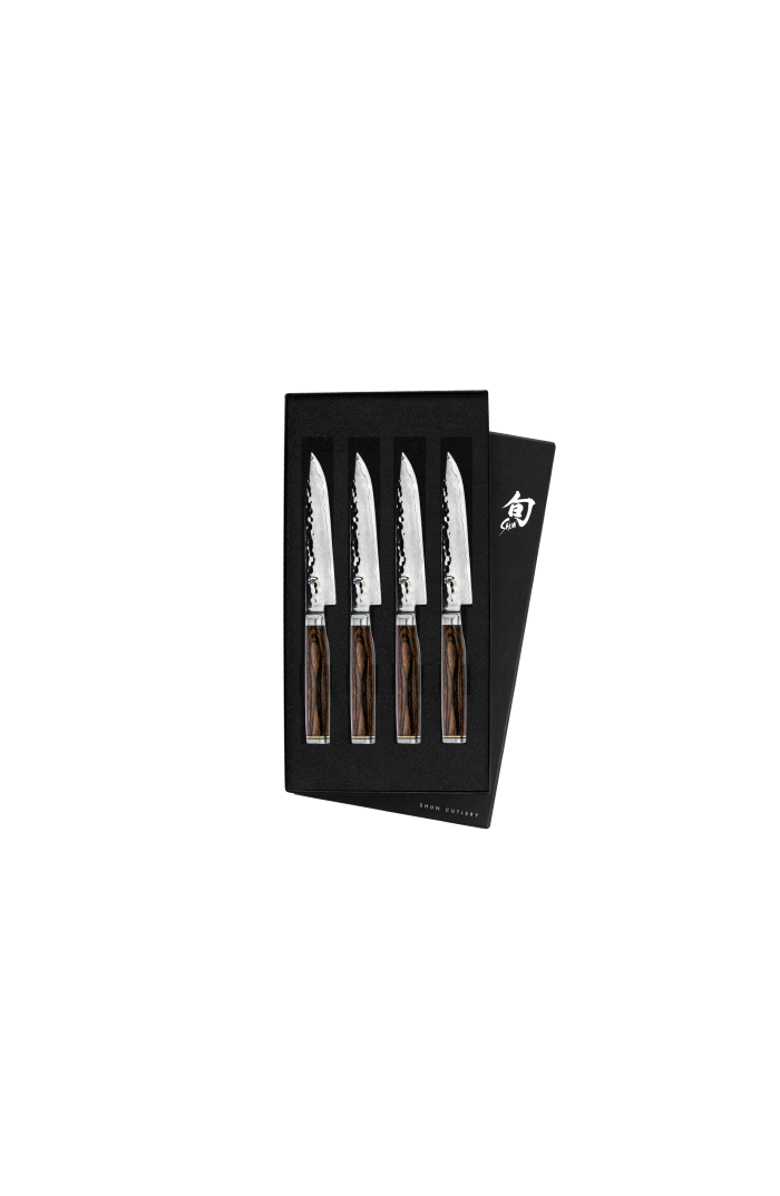 Shun Premier Steak Knife Set, 4 Piece, Main, color, Walnut