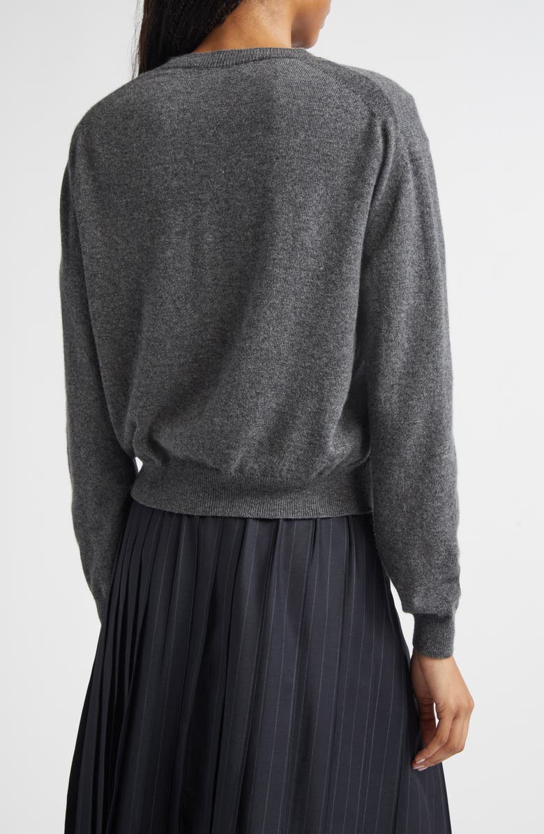 NACKIYÈ Seashell Cashmere Cardigan, Alternate, color, Castagna Castagna