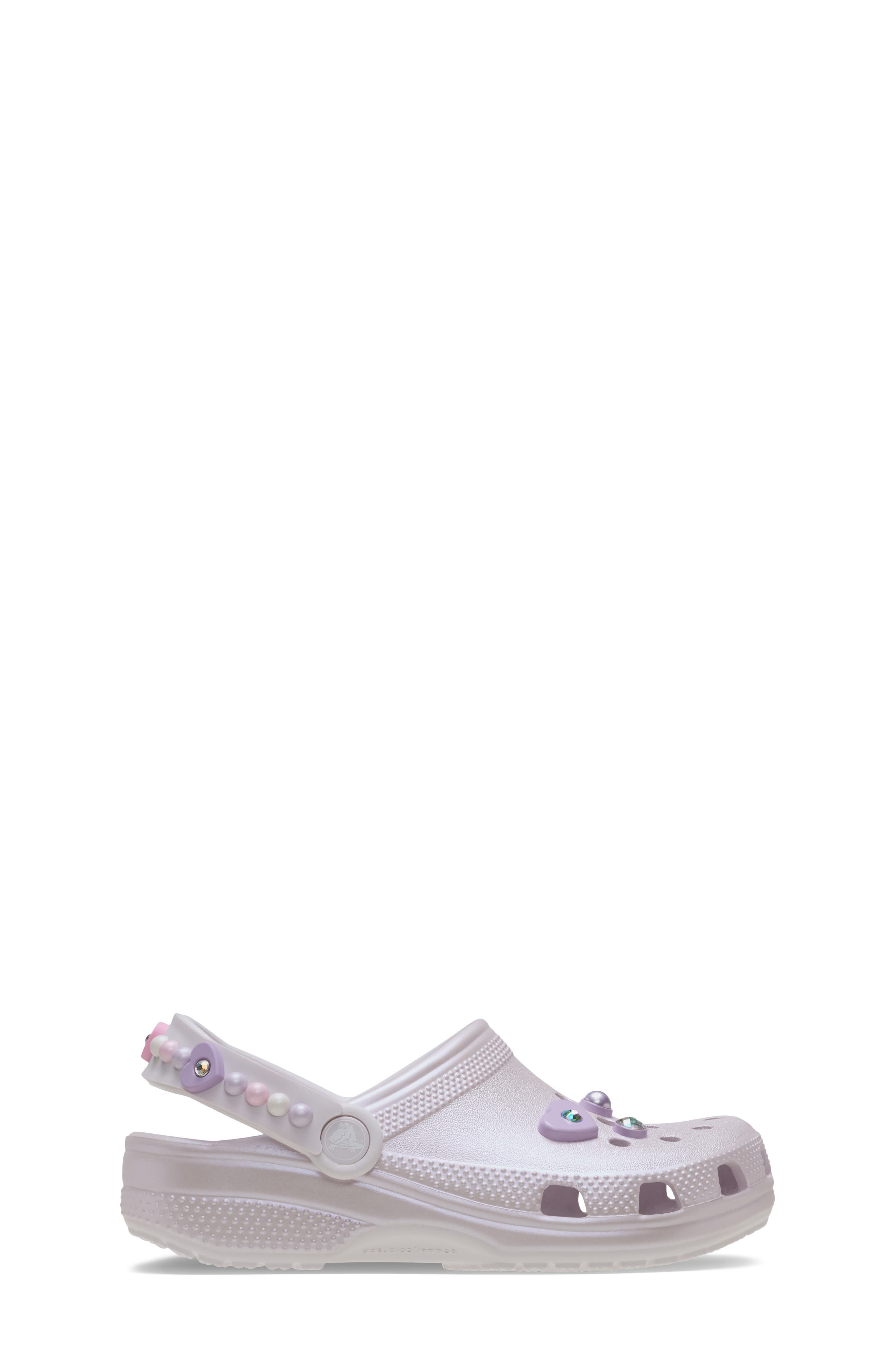 Kids' Classic Shine Clog, Alternate, color, GRAPE ICE