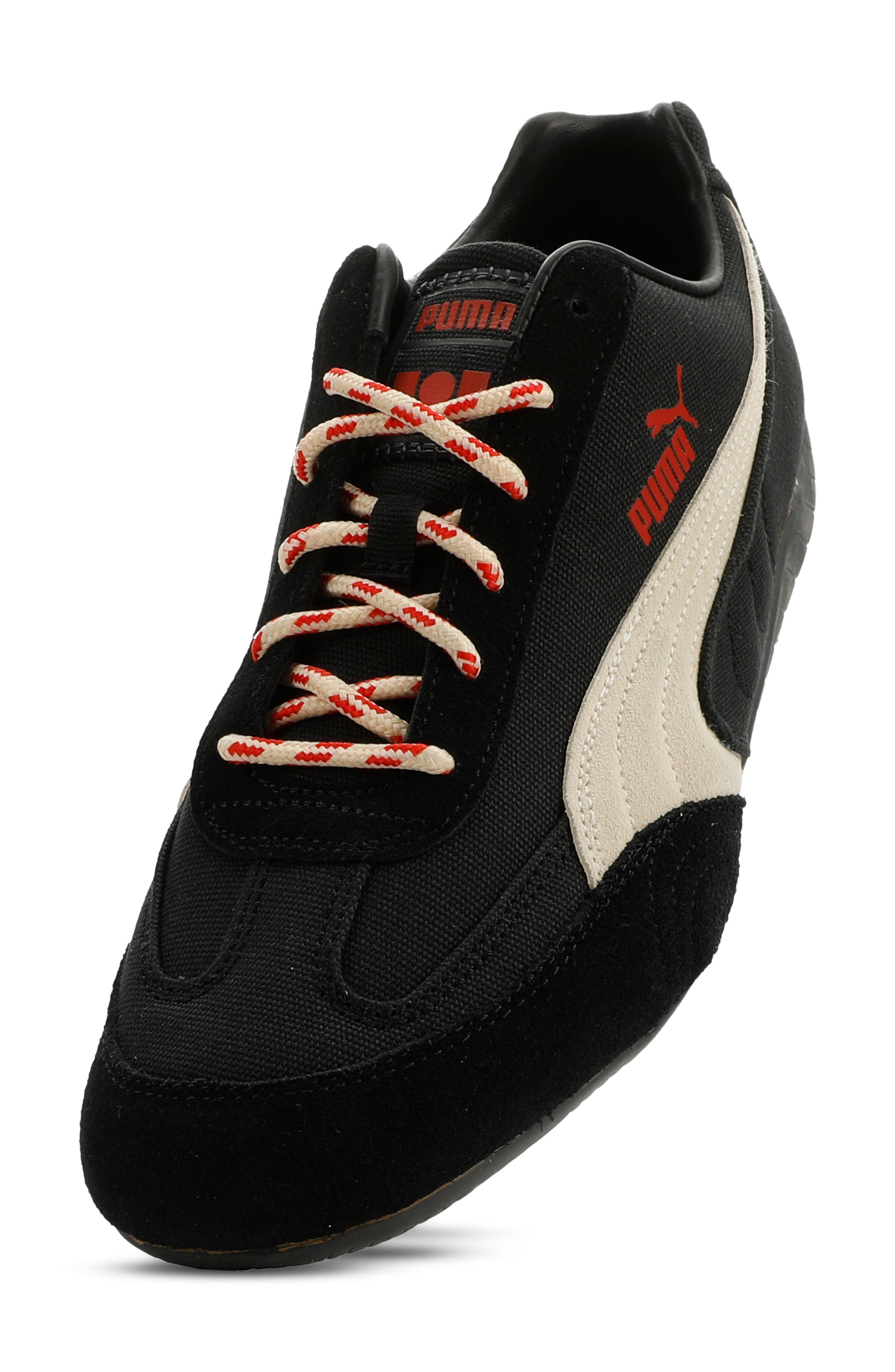 PUMA x NAHMIAS Speedcat Sneaker, Alternate, color, Puma Black/ Canvas/ Apple