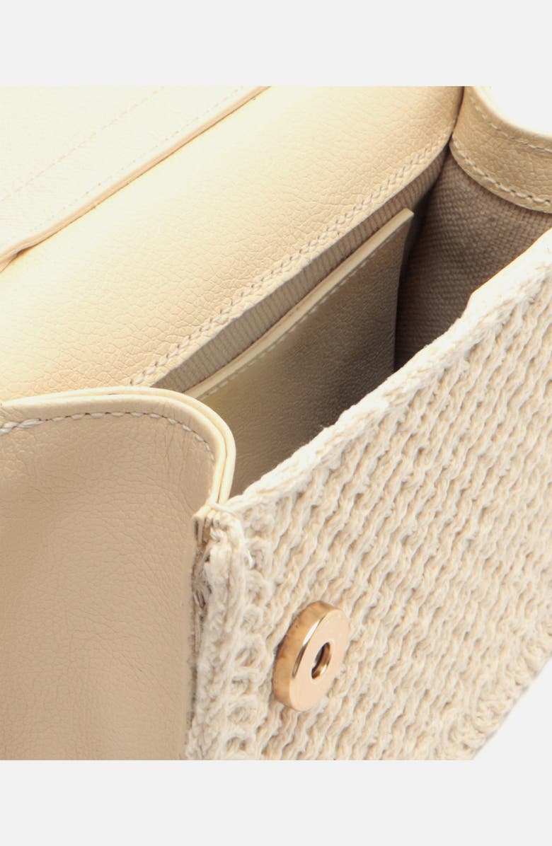 Arezzo Lucy Small Open Stitch Crossbody Bag, Alternate, color, Panacota/ Cru