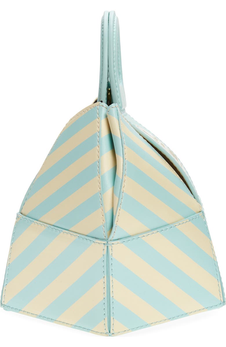 Moschino Cake Box Leather Top Handle Bag, Alternate, color,