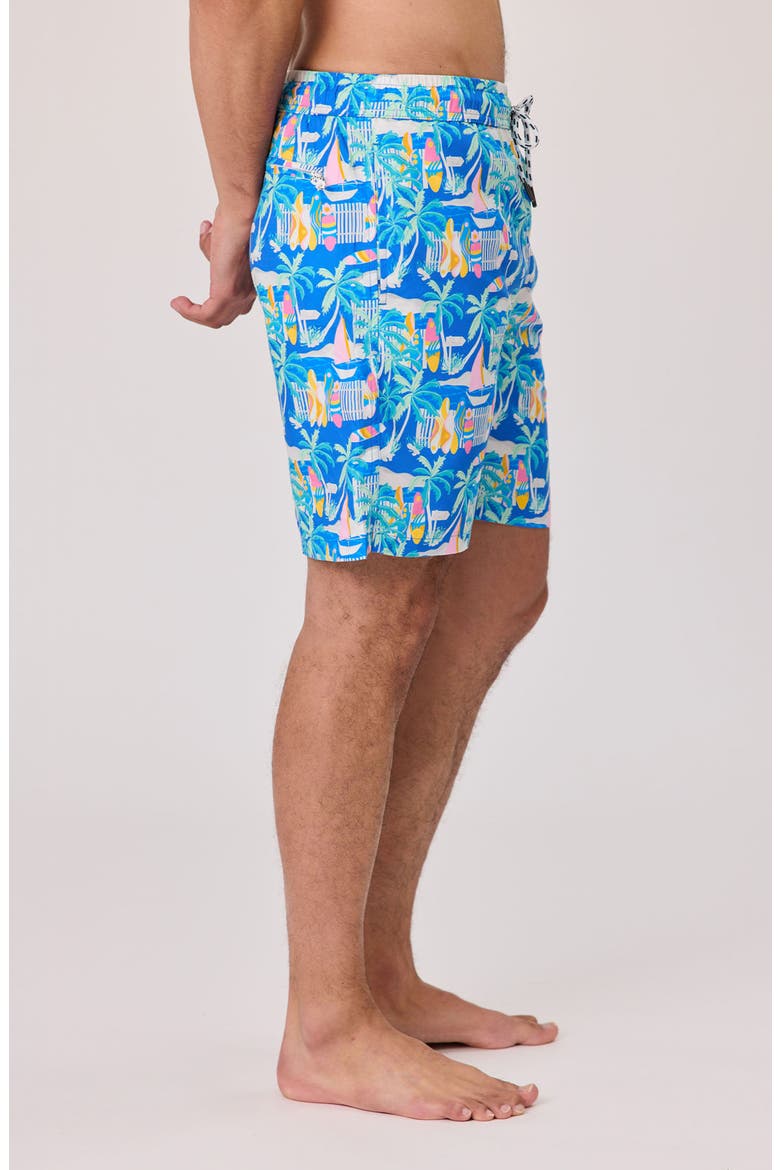 Comfort Lined Swim Shorts, Alternate, color, Breakwater Beach