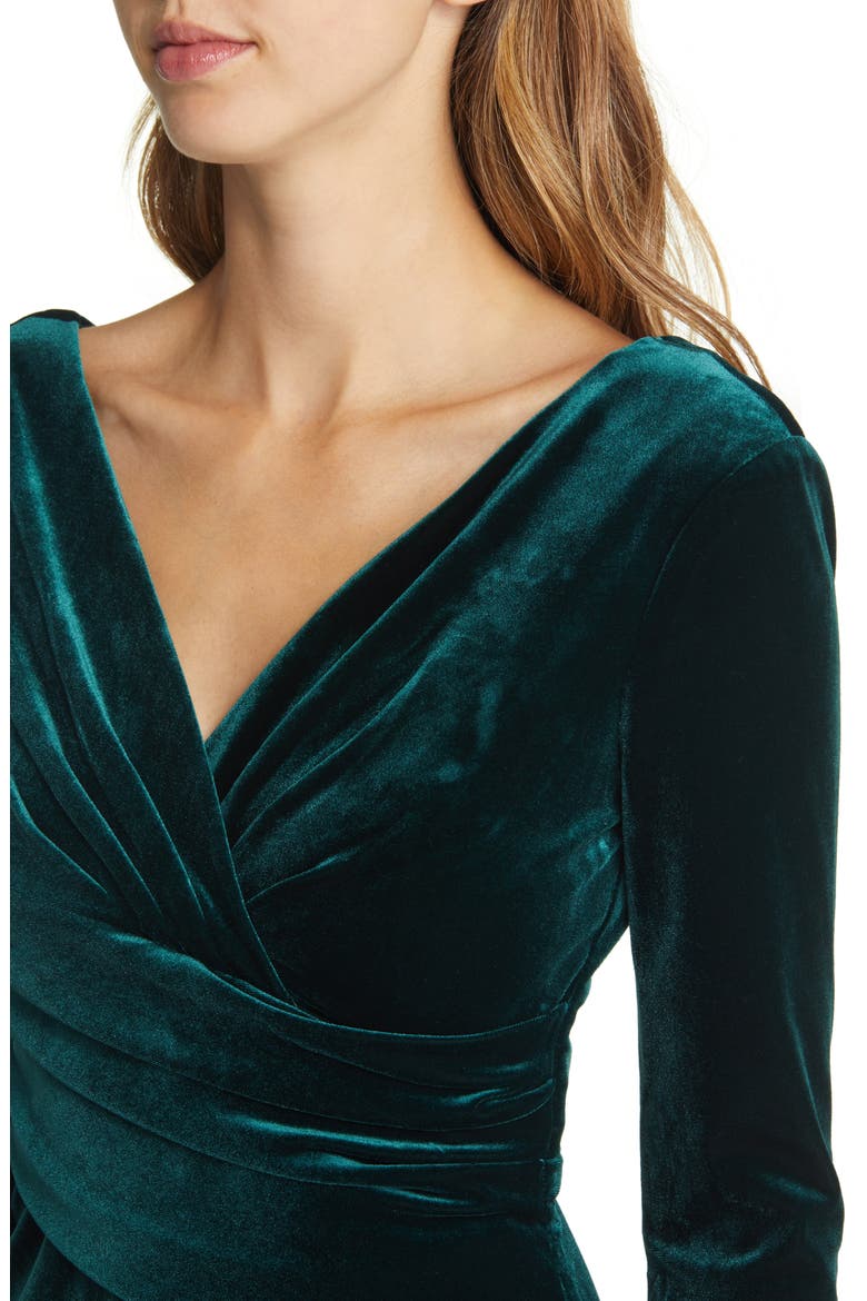 eliza j ruched velvet dress Women's Eliza J Ruched Plaid Velvet Party Dress, Size 6