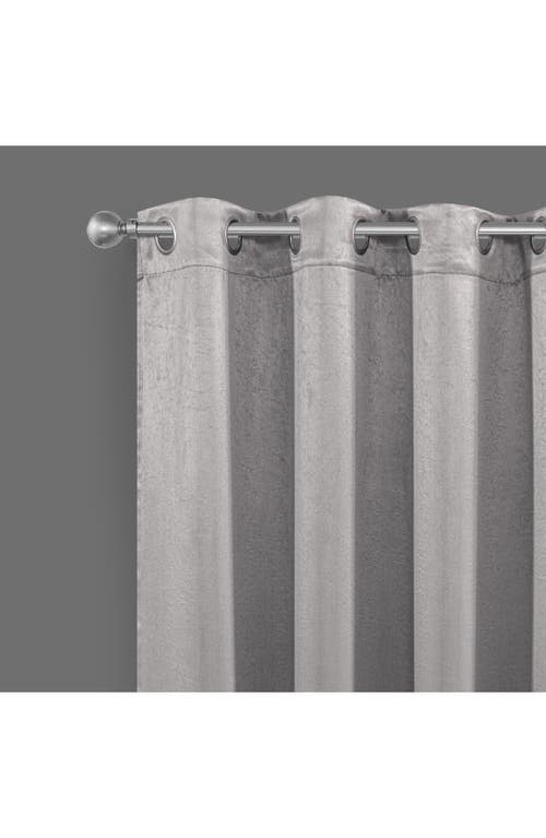 Dainty Home Single Blackout Panel Curtain In Silver