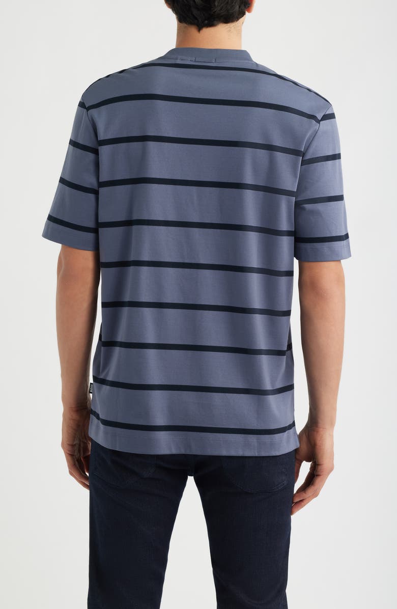 BOSS C-Taut Stripe T-Shirt, Alternate, color, Open Blue