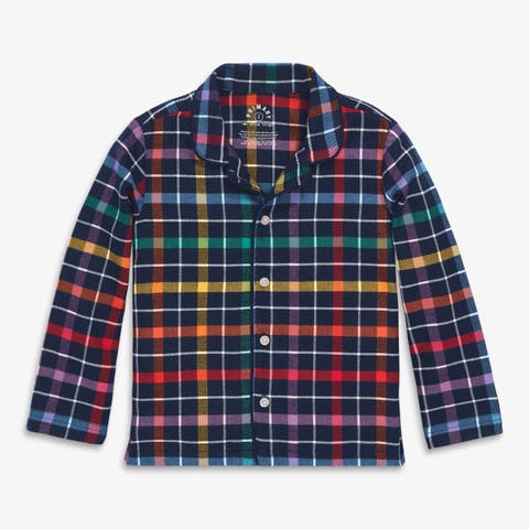 Kids Flannel Holiday Pj Top (Toddler, Little Kid, Big Kid)