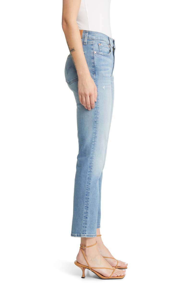 EDWIN Bree High Waist Ankle Straight Leg Jeans, Alternate, color,
