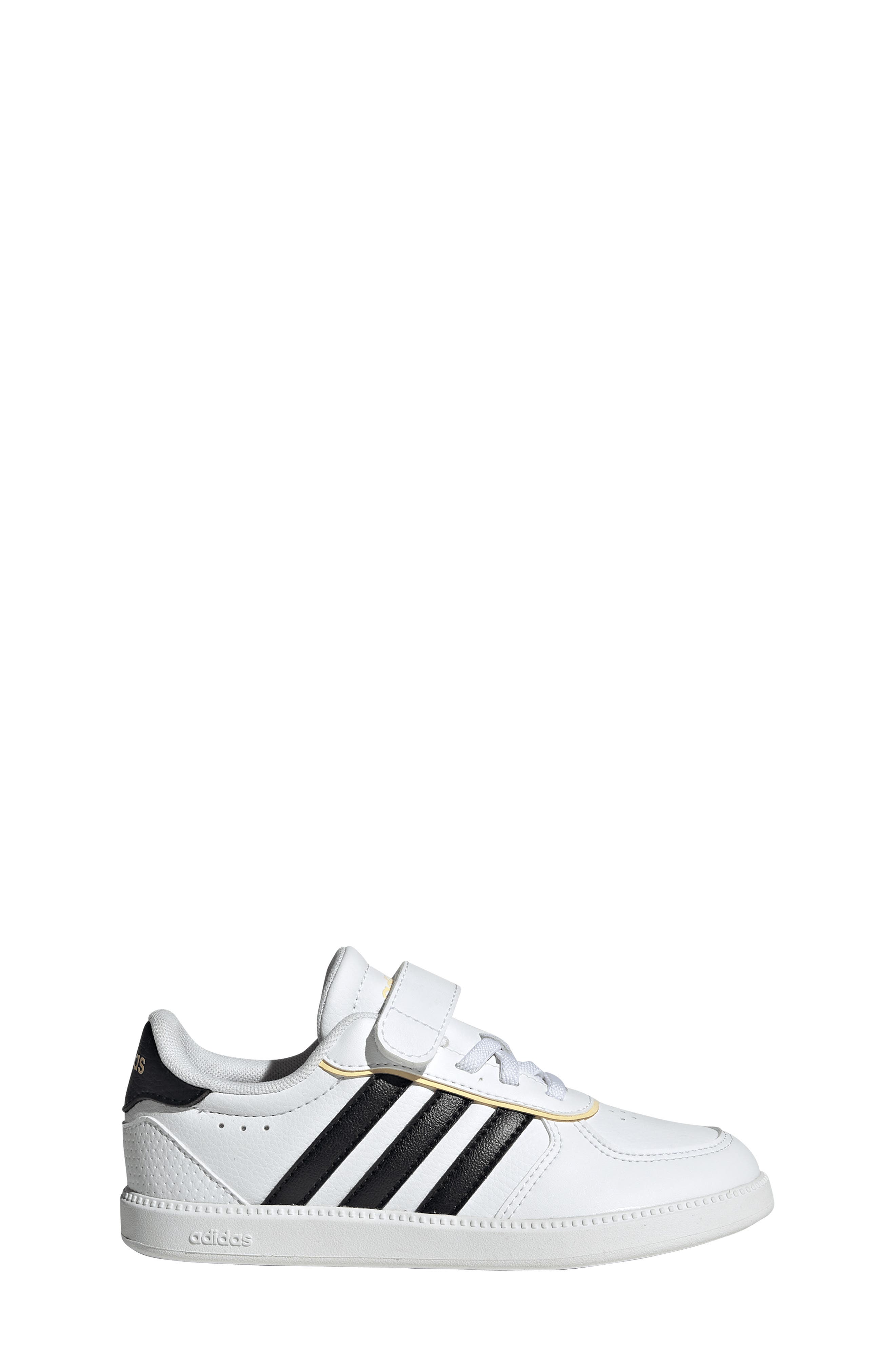 adidas Kids' Breaknet Sleek Sneaker, Alternate, color, White/ Black/ Orange Tint