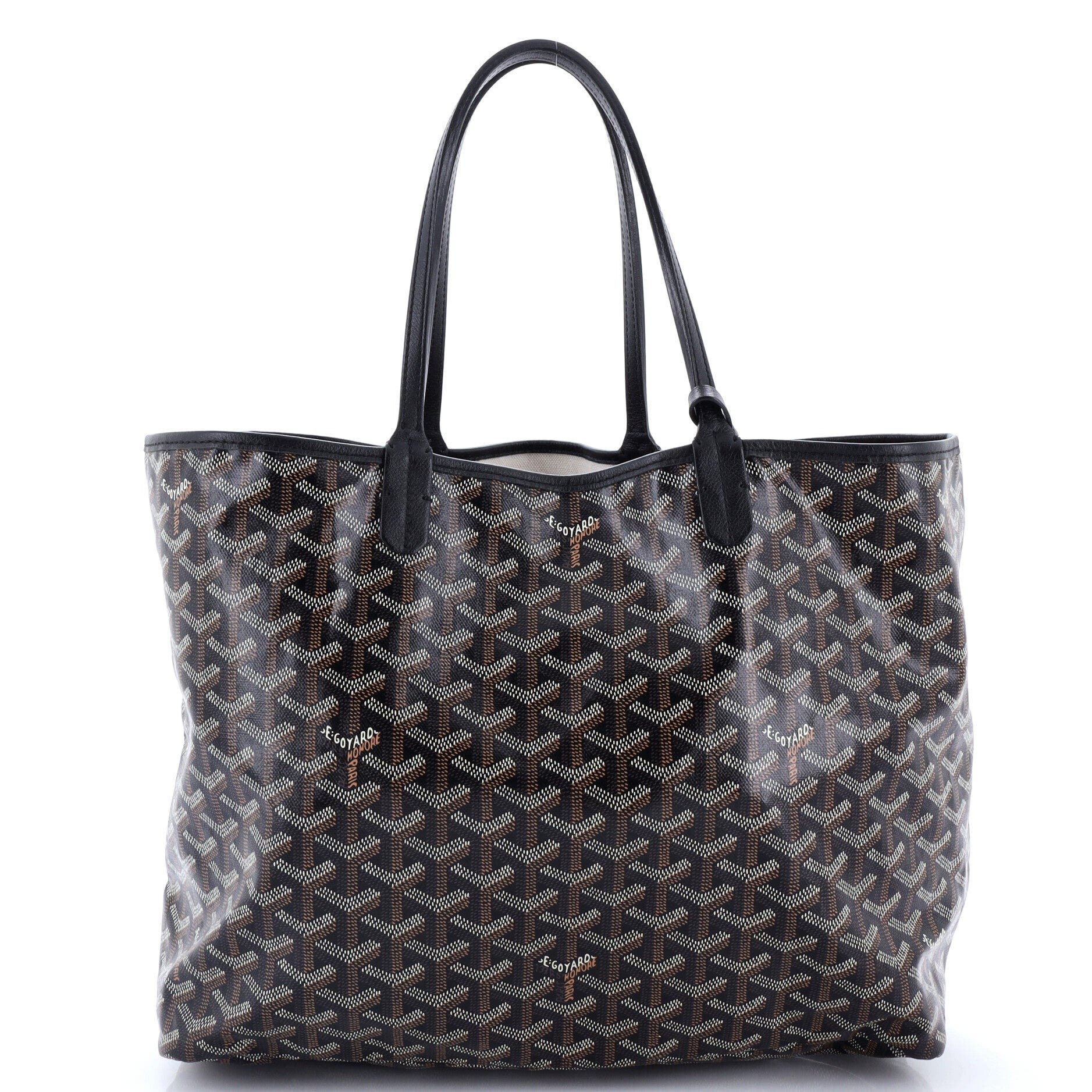 Saint Louis Tote Coated Canvas PM, Main, color, Black