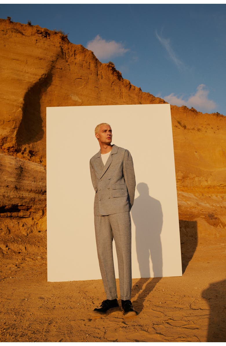 PCFG Free Heaven Linen Casual Pant, Alternate, color, Blue