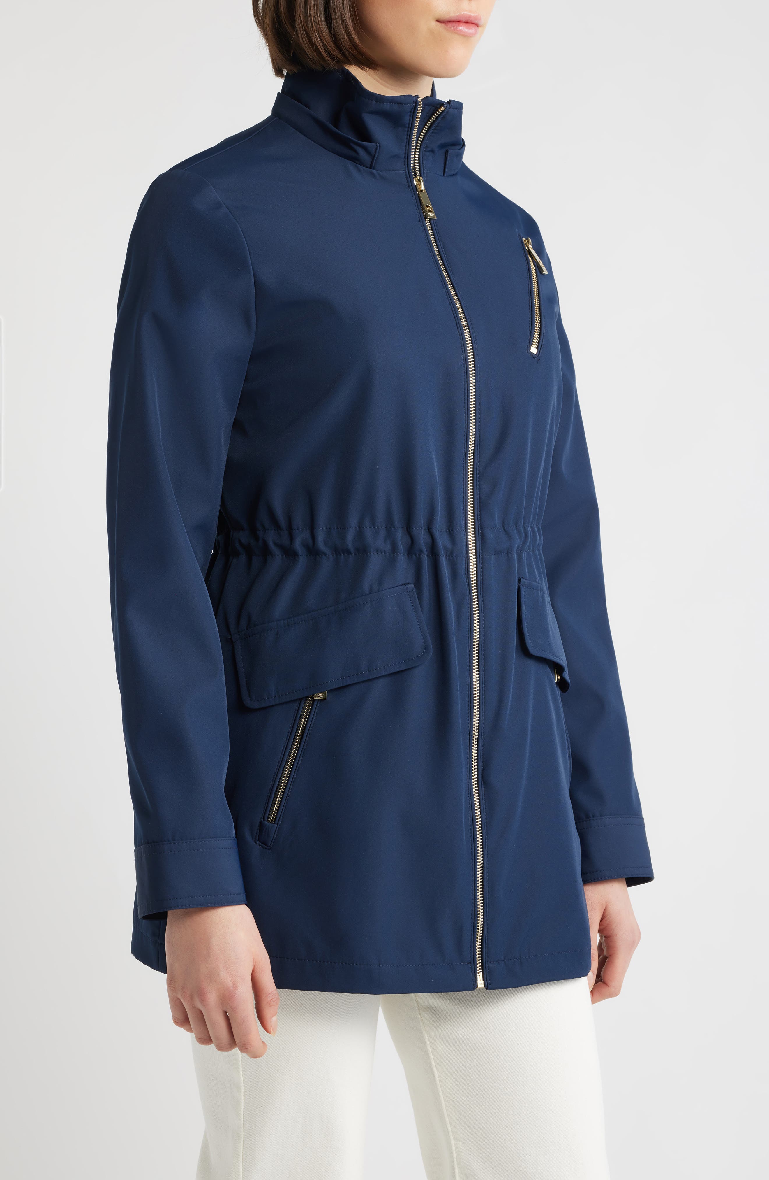 Zip Front Jacket with Removable Hood - image 4