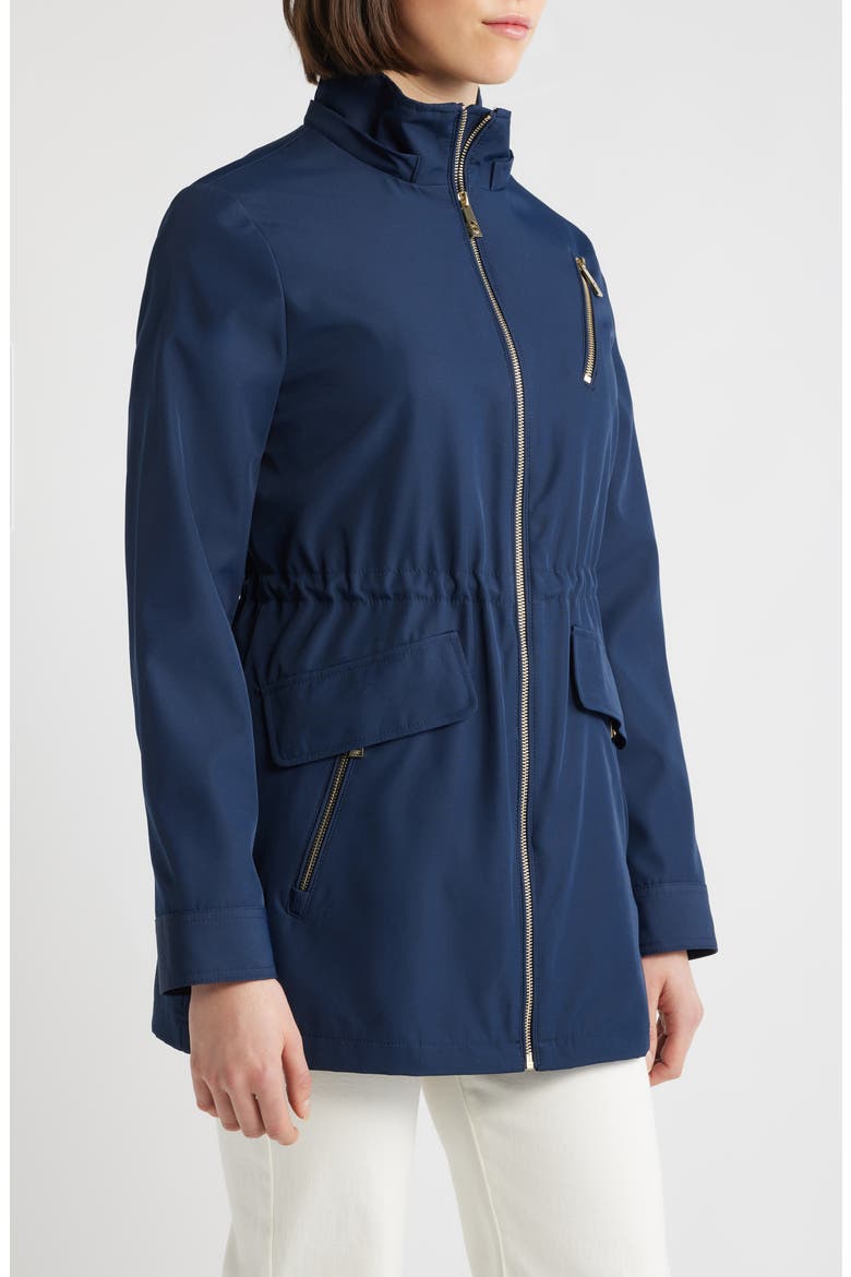 Zip Front Jacket with Removable Hood, Alternate, color, MIDNIGHT