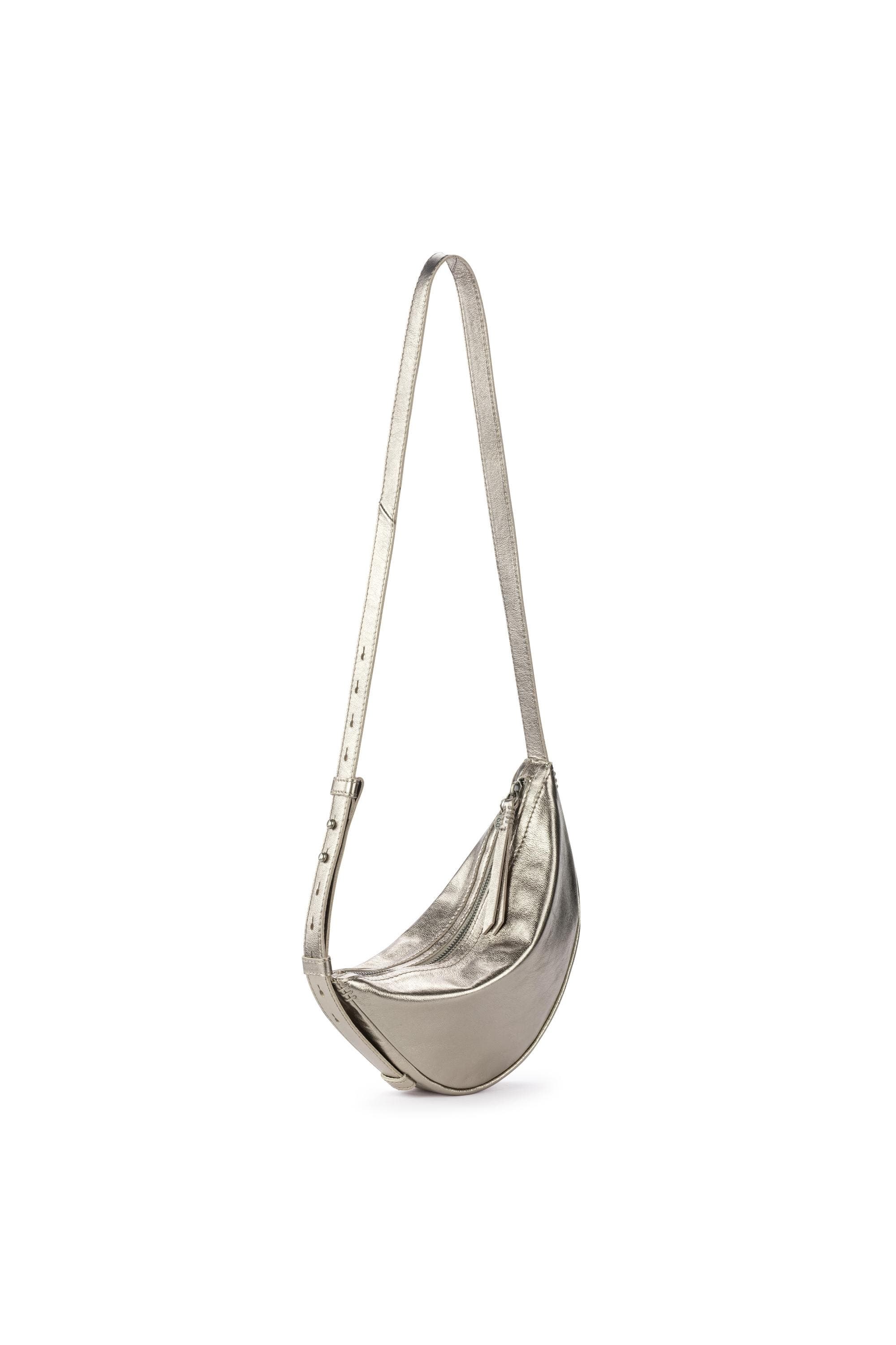 Tess Sling Leather Bag, Alternate, color, Pyrite