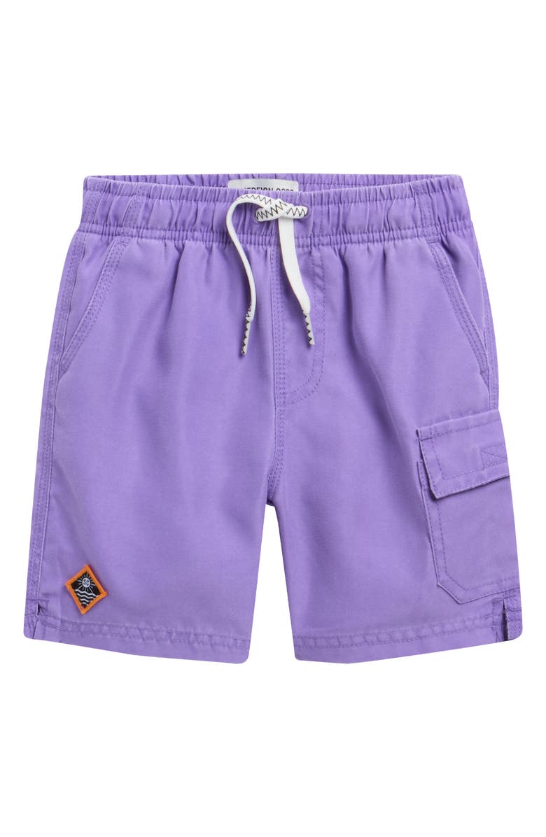Sovereign Code Kids' Nova Swim Trunks, Main, color, Paisley Purple