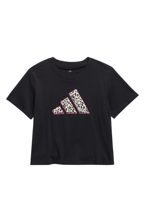 Kids' Jersey Leopard Logo Graphic T-Shirt (Big Kid)