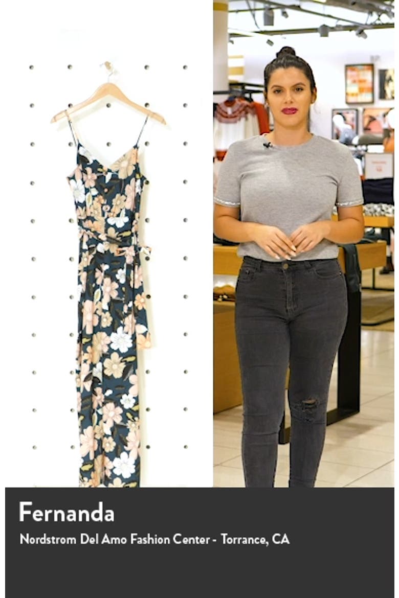 Floral Wide Leg Jumpsuit video