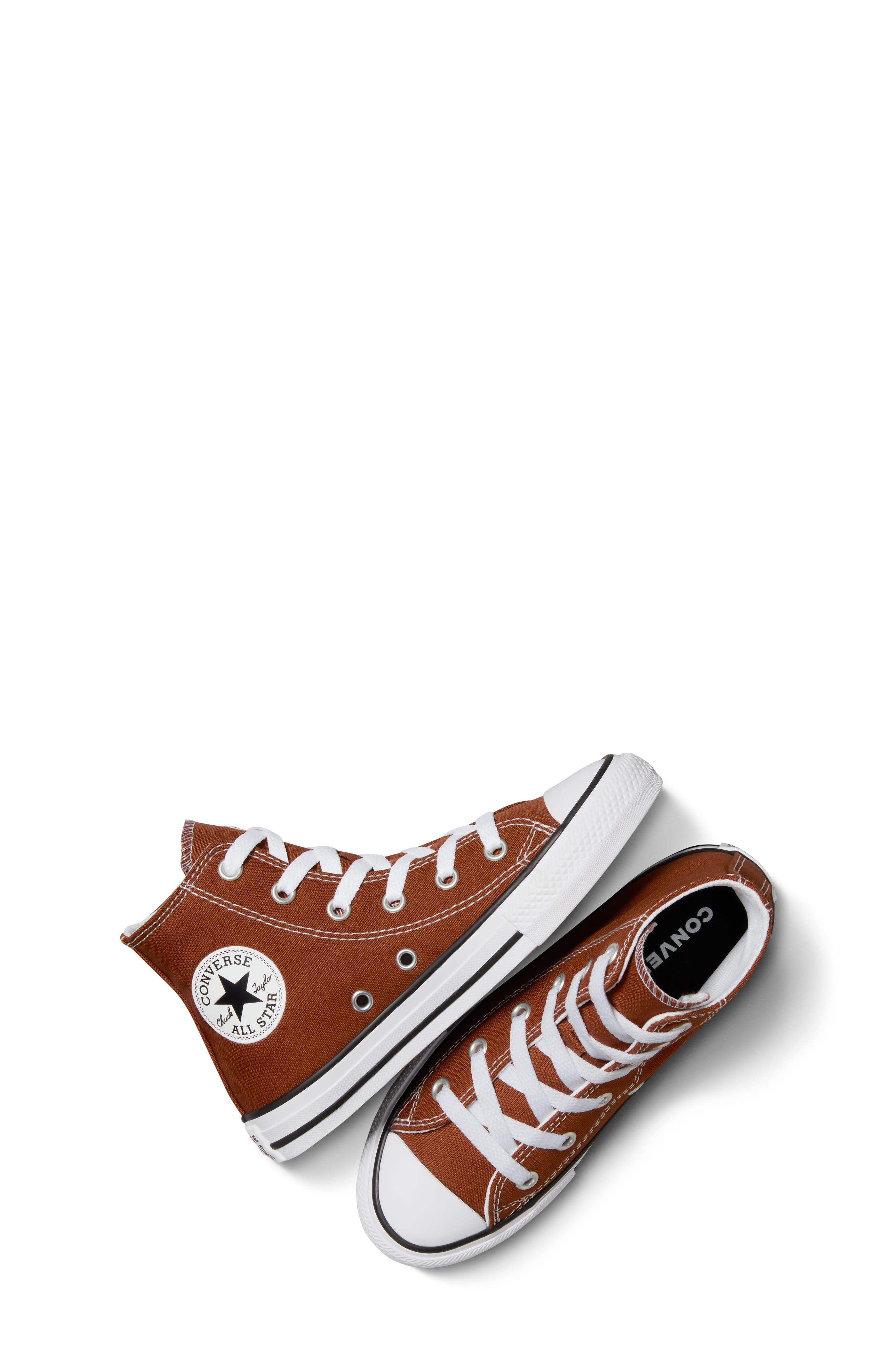 Converse Kids' Chuck Taylor<sup>®</sup> All Star<sup>®</sup> High Top Sneaker, Alternate, color, 
