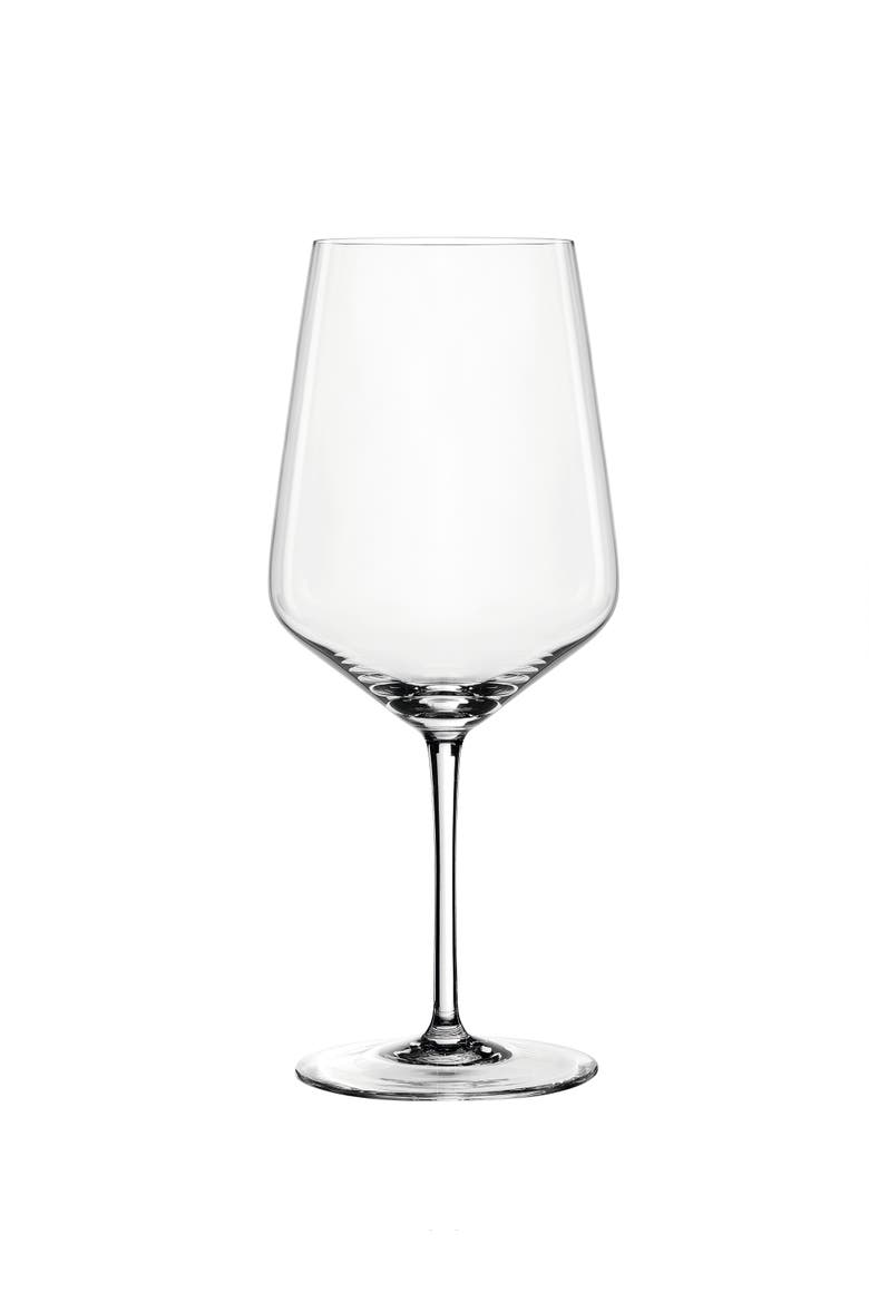 Tastes Good Set of 4 Cocktail Spritz Glasses with Glass Straws, Alternate, color, Clear