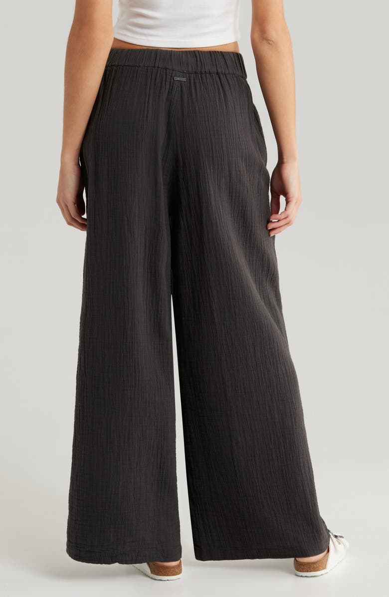 Billabong Follow Me 2 Wide Leg Cotton Gauze Pants, Alternate, color, 