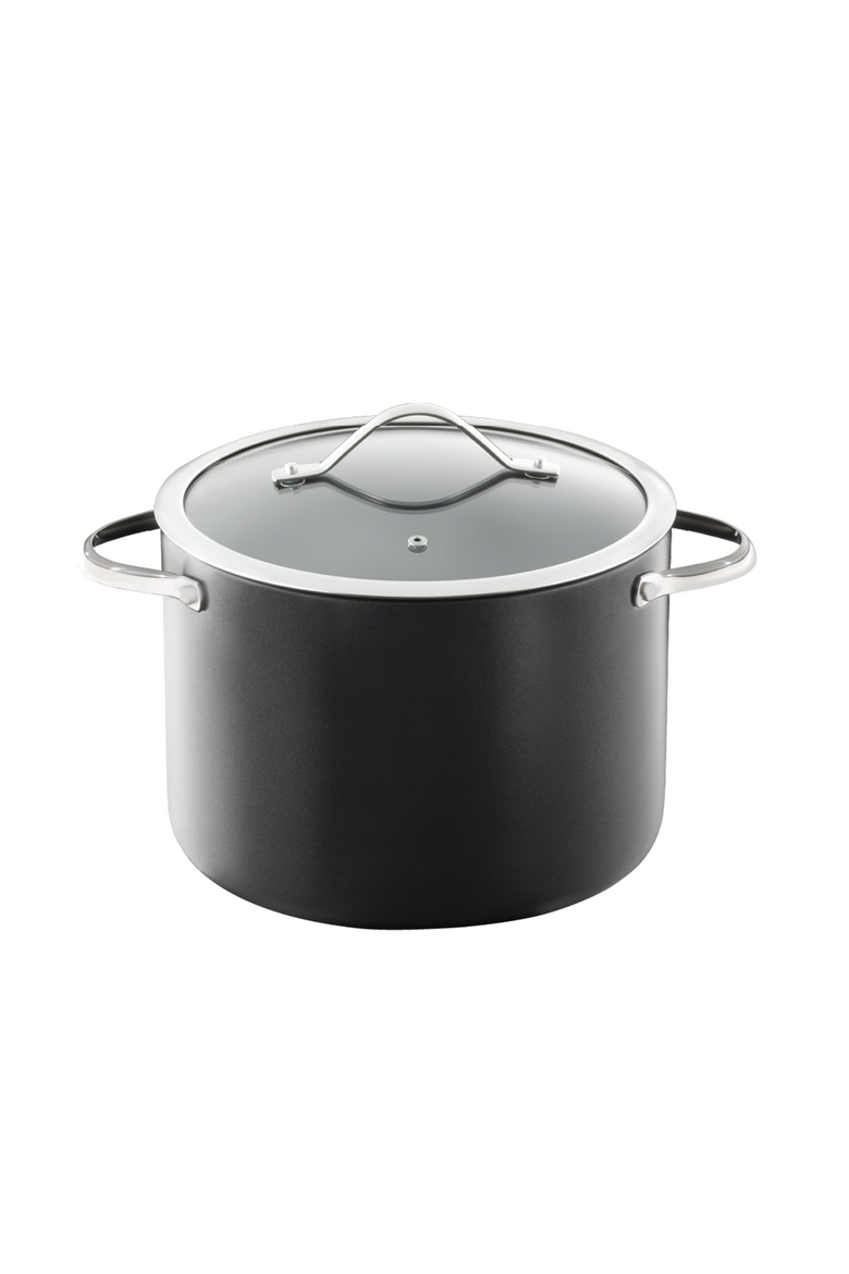 iD3® Stockpot with Lid 8qt, Main, color, BLACK
