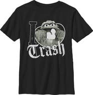 Sesame Street® Boy's Sesame Street I Love Trash Oscar the Grouch Graphic T-Shirt