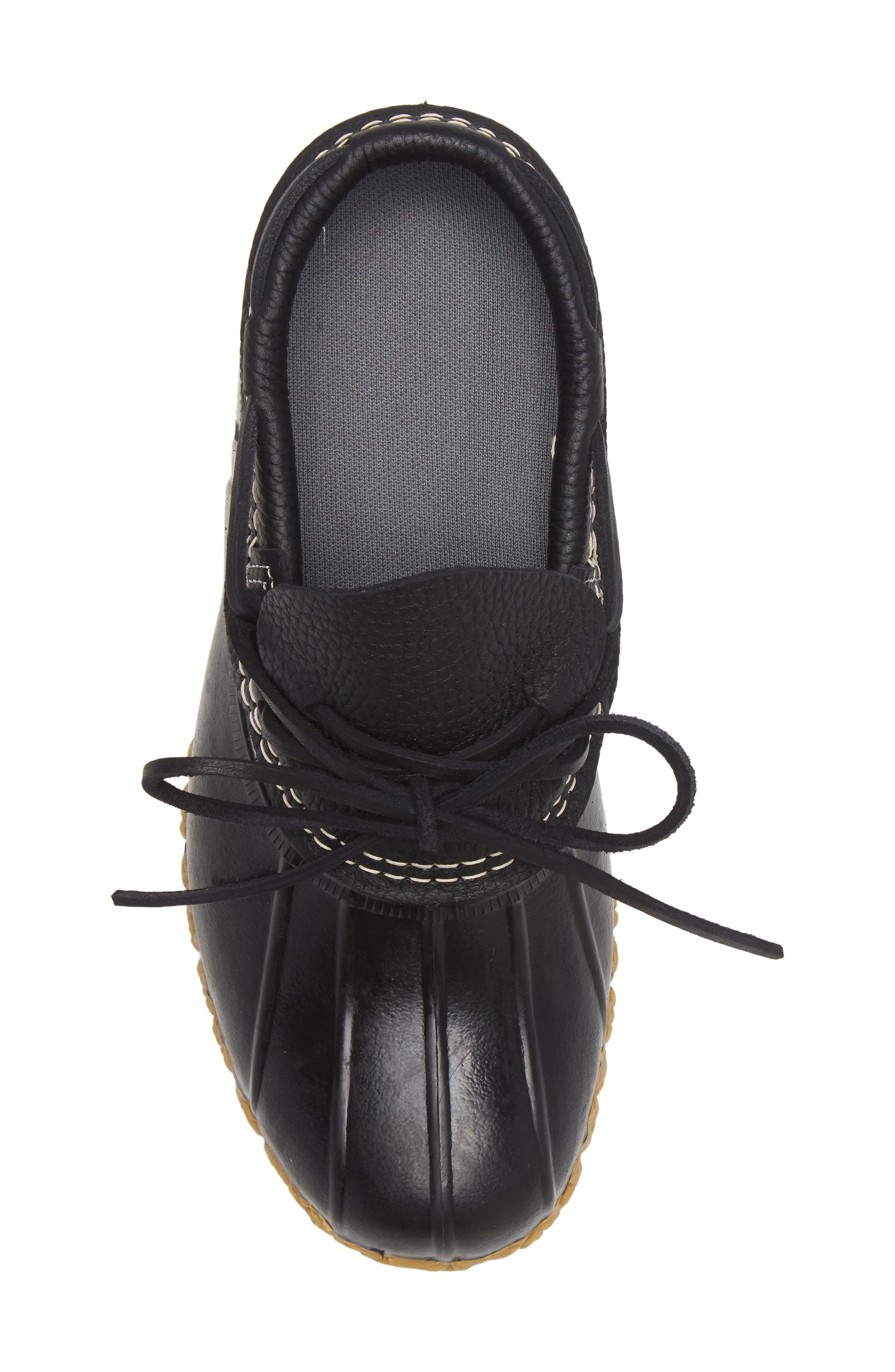 L.L.Bean Waterproof Rubber Moc Boot, Alternate, color, 