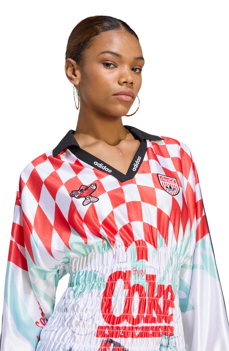 adidas Mashup Jersey Top, Alternate, color, White/ Multicolor